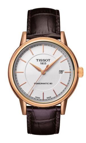 Tissot Carson Powermatic 80 Rose PVD/ White